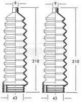 Borg & Beck BSG3105 Пыльник рулевой рейки