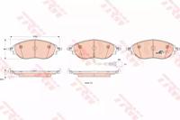 TRW GDB1918 Колодки гальмівні TRW GDB1918 Колодки гальмівні