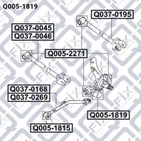 Q-FIX Q005-1819 Bushing suspension arm Q-FIX Q005-1819 Bushing suspension arm