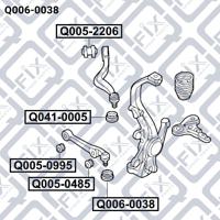 Q-FIX Q006-0038 Пыльник шаровой опоры Q-FIX Q006-0038 Пыльник шаровой опоры