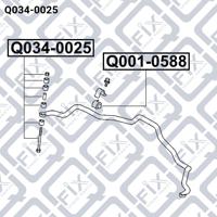 Q-FIX Q034-0025 Link stabilizer Q-FIX Q034-0025 Link stabilizer