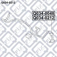 Q-FIX Q034-0212 Link stabilizer Q-FIX Q034-0212 Link stabilizer
