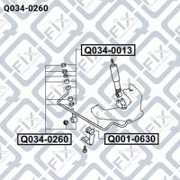 Q-FIX Q034-0260 Link stabilizer
