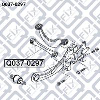 Q-FIX Q037-0297 Важіль підвіски колеса