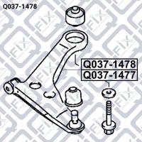Q-FIX Q037-1478 Рычаг подвески колеса