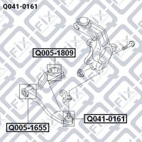 Q-FIX Q041-0161 Joint assy suspension