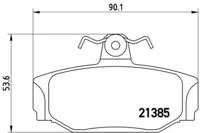 A.B.S. P86009 Brake pads