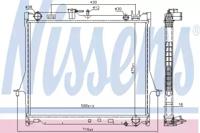Nissens 60855 Радіатор