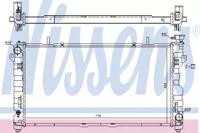 Nissens 61025 Радиатор охлаждения двигателя