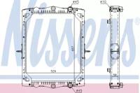 Nissens 61452 Радиатор охлаждения двигателя Nissens 61452 Радиатор охлаждения двигателя