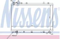 Nissens 61668 Радіатор охолодження двигуна
