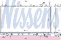 Nissens 62866 Радіатор охолодження двигуна