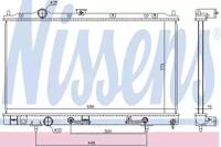 Nissens 628983 Радіатор охолодження двигуна