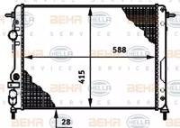 Hella 8MK 376 719-664 Радіатор