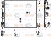 Hella 8MK 376 719-671 Радіатор