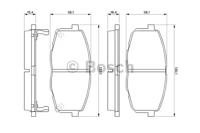 Bosch 0 986 424 811 Колодки гальмівні