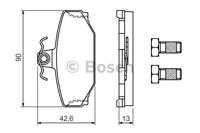 Bosch 0 986 460 995 Колодки тормозные Bosch 0 986 460 995 Колодки тормозные