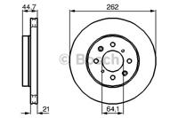 Bosch 0 986 478 174 Brake disc