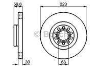Bosch 0 986 479 060 Brake disc