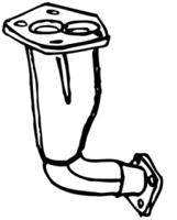 Fonos 21535 Выпускная труба отработанных газов Fonos 21535 Выпускная труба отработанных газов