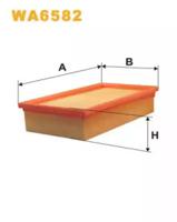 Wix Filters WA6582 Фільтр повітряний Wix Filters WA6582 Фільтр повітряний