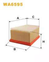 Wix Filters WA6595 Фільтр повітряний Wix Filters WA6595 Фільтр повітряний
