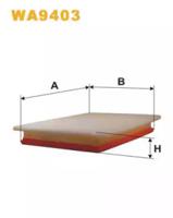 Wix Filters WA9403 Фільтр повітряний Wix Filters WA9403 Фільтр повітряний
