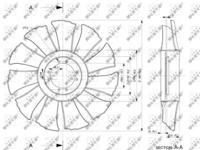 NRF 49846 Fan and motor assy