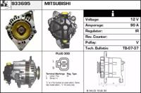 EDR 933695 Alternator assy