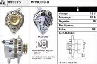 EDR 933875 Alternator assy