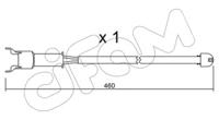 Cifam SU.088 Датчик зносу гальмівних колодок