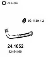 Asso 24.1052 Exhaust pipe Asso 24.1052 Exhaust pipe