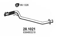 Asso 28.1021 Выпускная труба отработанных газов Asso 28.1021 Выпускная труба отработанных газов