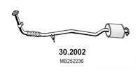 Asso 30.2002 Muffler assy front Asso 30.2002 Muffler assy front