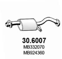 Asso 30.6007 Muffler assy front