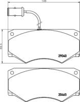 Pagid C4000 Brake pads