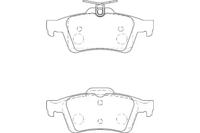 Wagner WBP24136A Brake pads