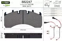 Valeo 882247 Brake pads