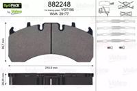 Valeo 882248 Brake pads