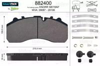 Valeo 882400 Brake pads