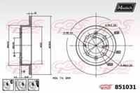 Maxtech 851031.6880 Диск гальмівний Maxtech 851031.6880 Диск гальмівний