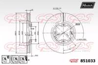 Maxtech 851033.6880 Диск гальмівний Maxtech 851033.6880 Диск гальмівний