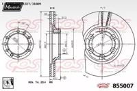Maxtech 855007.0080 Диск тормозной Maxtech 855007.0080 Диск тормозной