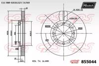 Maxtech 855044.0000 Диск гальмівний Maxtech 855044.0000 Диск гальмівний