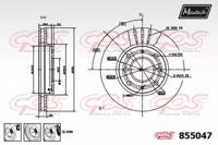 Maxtech 855047.6880 Brake disc