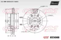 Maxtech 855088.0000 Диск тормозной Maxtech 855088.0000 Диск тормозной