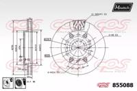 Maxtech 855088.6060 Диск тормозной Maxtech 855088.6060 Диск тормозной