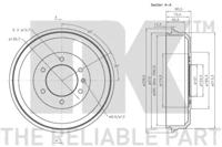 NK 251402 Bremstrommel NK 251402 Bremstrommel