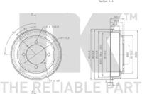 NK 253008 Bremstrommel NK 253008 Bremstrommel