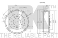 NK 253216 Bremstrommel NK 253216 Bremstrommel